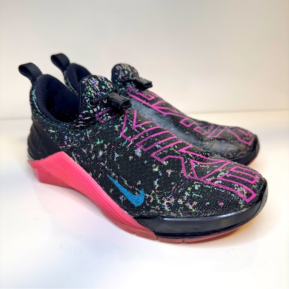 Nike React Metcon AMP ‘Black Fire Pink’ – Size 7.5 US (Rare & Limited Edition!) - Picture 1 of 9